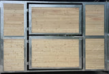 New! 12'W x 8'H Tongue & Groove Modular Wall With Dutch Gate