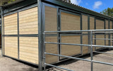New! 12'W x 8'H Tongue & Groove Modular Wall With Dutch Gate