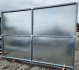12'W x 8'H Solid Steel Modular Wall