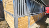 DISPLAY ONLY - Tongue & Groove Box Stalls - Two Attached 12 x 12 Stalls