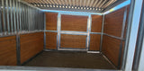 DISPLAY ONLY - Tongue & Groove Box Stalls - Two Attached 12 x 12 Stalls
