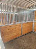 DISPLAY ONLY - Tongue & Groove Box Stalls - Two Attached 12 x 12 Stalls