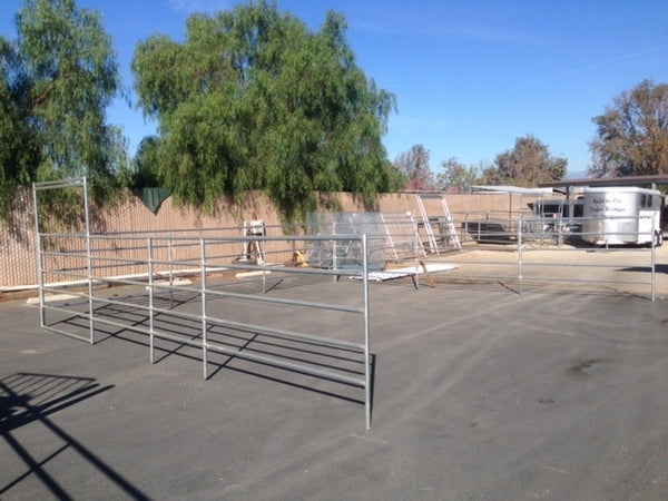 24x24 5-Rail 1-5/8 Corral ADD-ON - Rarin To Go Corrals in Norco, Perris ...