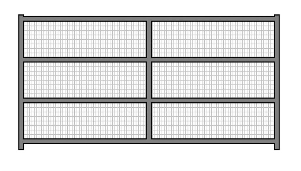 12'W x 6'H Corral Welded Wire Panel 4-Rail 1-5/8