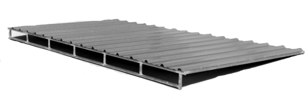 8'D x 24'L Clamp-On Cover - Frame & Roofing Sheets ONLY